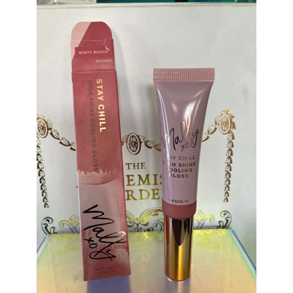Mally Lipgloss XOXO COOLING GLOSS FULL SIZE $36 MSRP